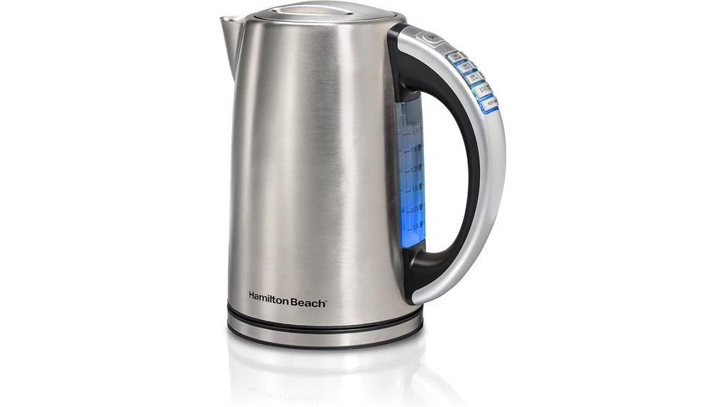 1 7l temperature controlled kettle