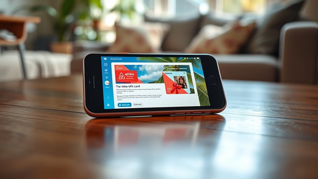 airbnb gift card options