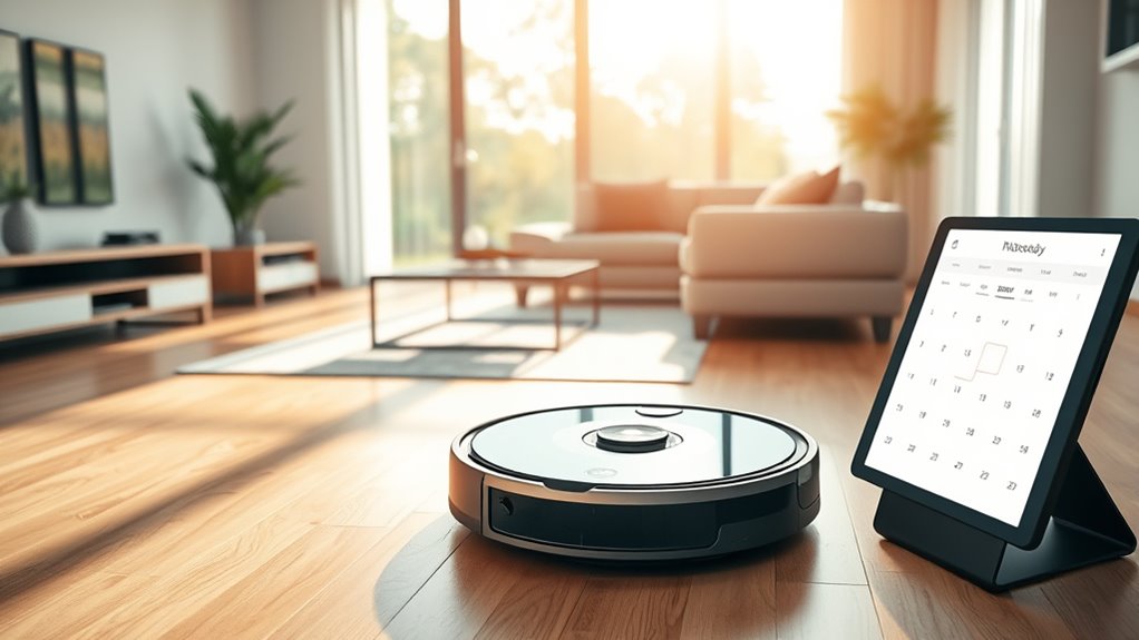 automated cleaning schedule convenience