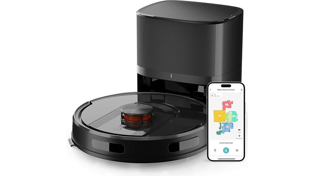 automated cleaning with self emptying