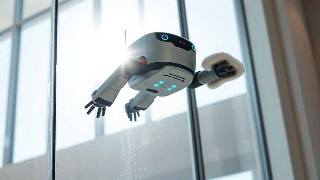 automated efficient window cleaning