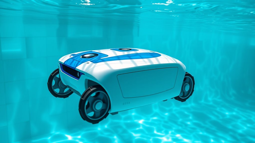 automated pool cleaning process