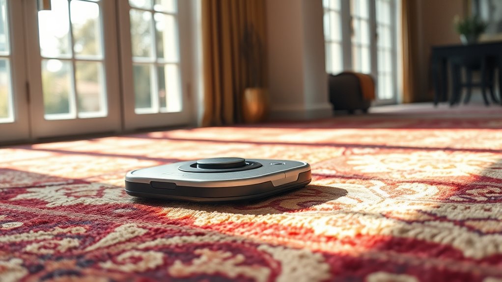 carpet safe navigation and sensors