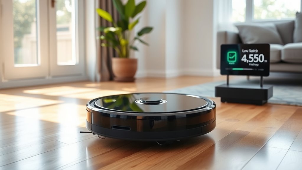 cleaning robot energy consumption