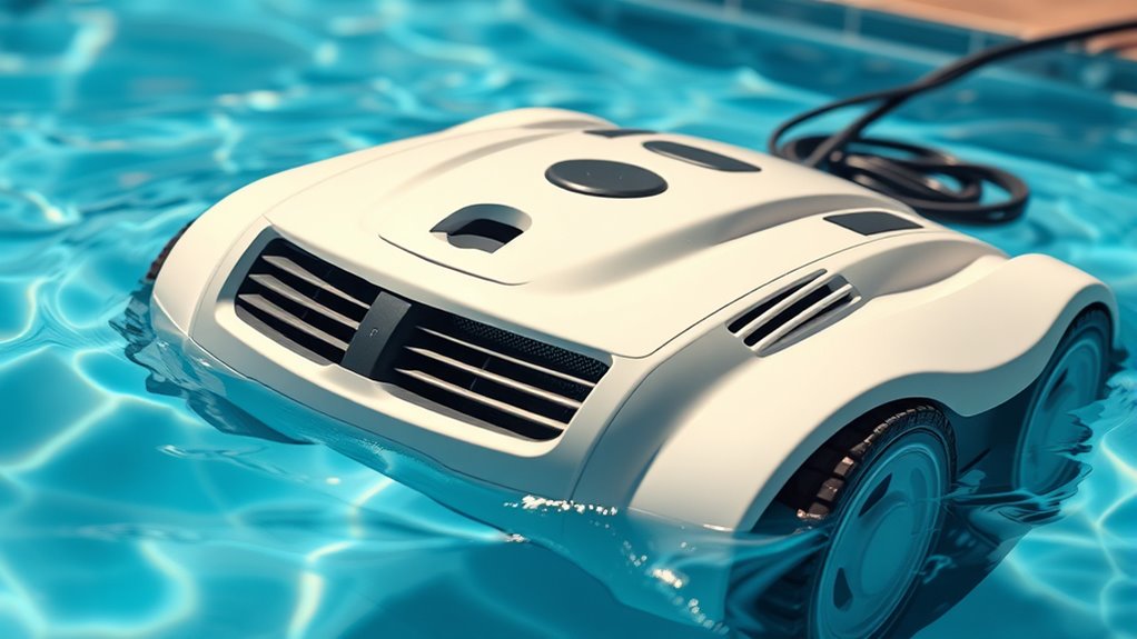 clear debris from cleaner path