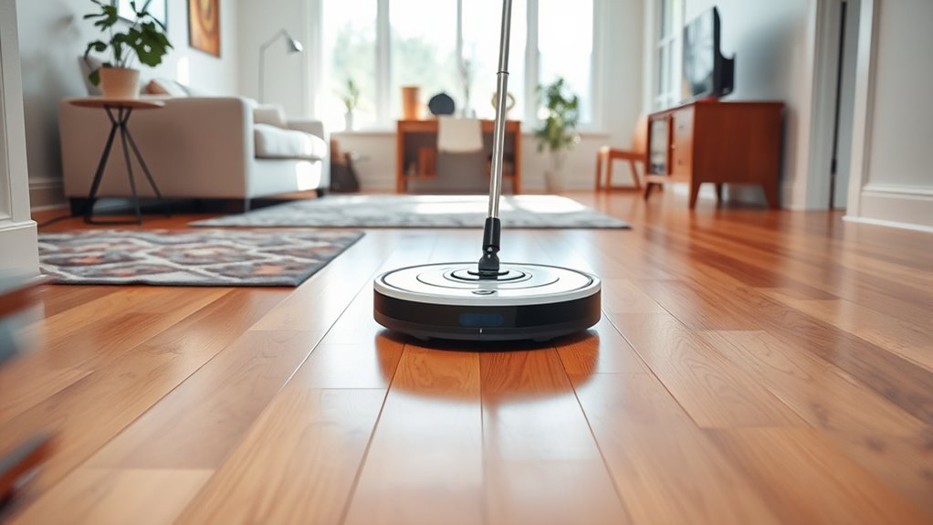 clear obstacles for efficient cleaning