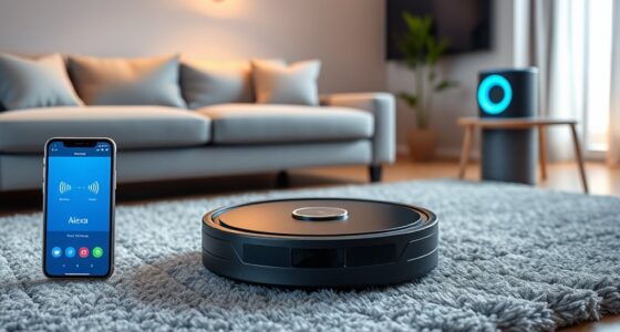 connect robot vacuum alexa