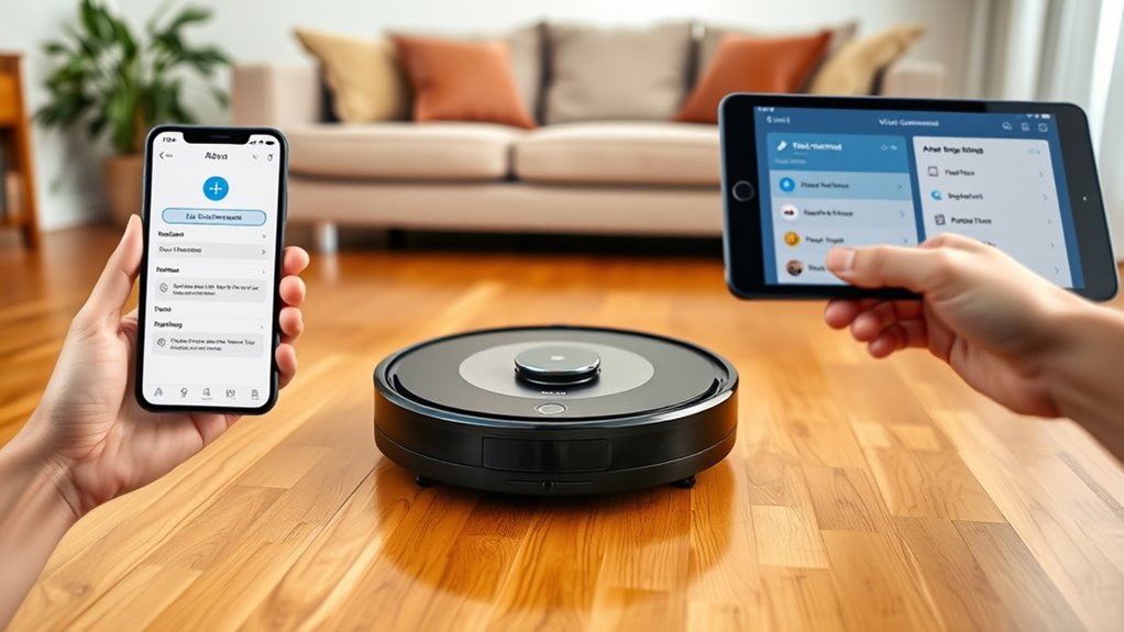 connect vacuum via alexa