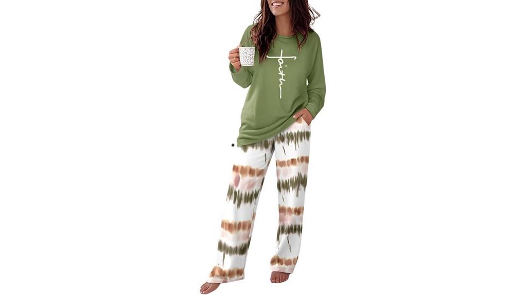 cozy long sleeve pajamas