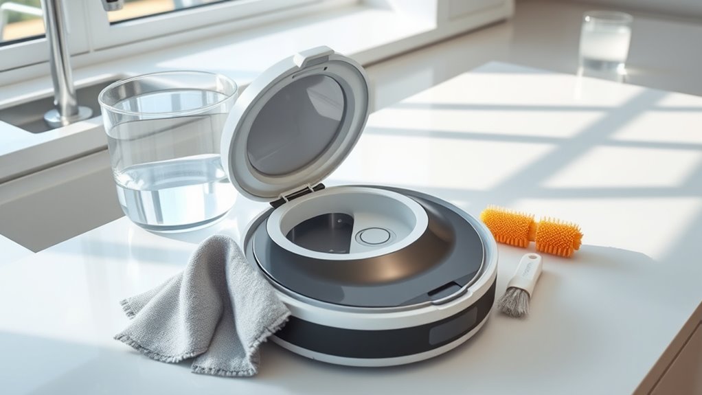 empty bin refill water