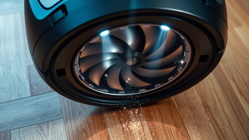 enhanced airflow quieter operation