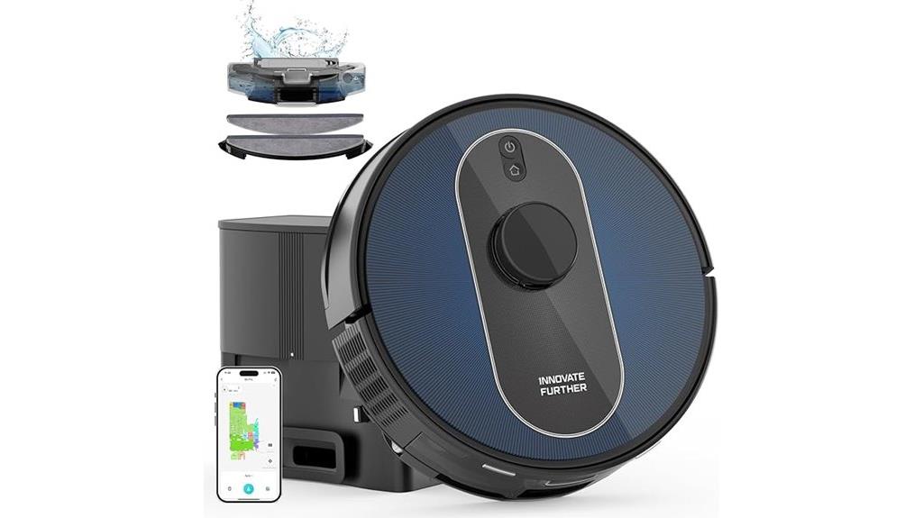 high power self emptying robot