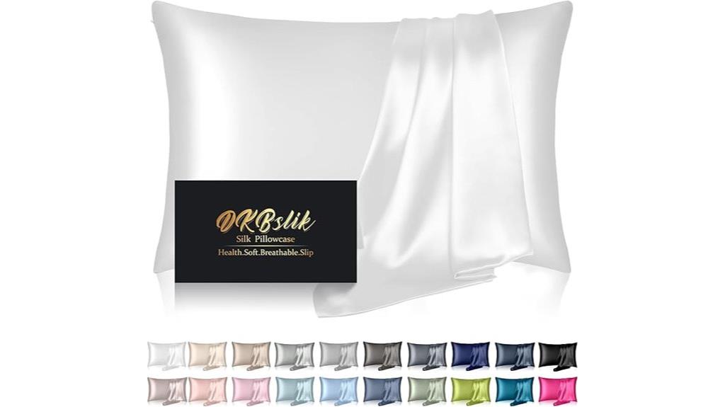 luxury king size silk pillowcase