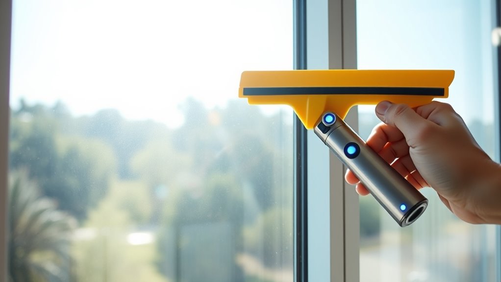 manual squeegee control and precision