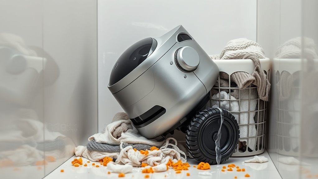 mop bot narrow space traps