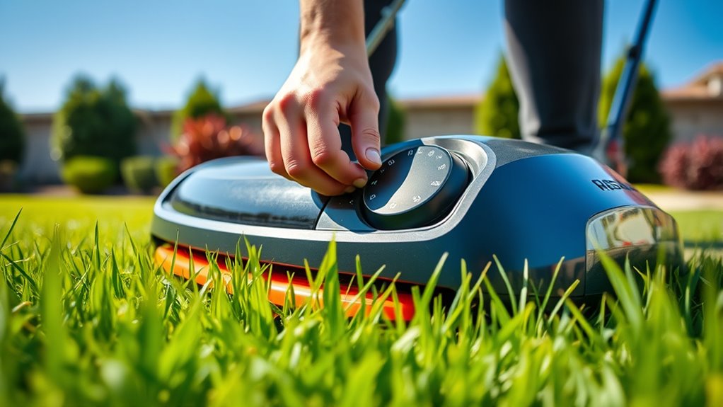 optimal lawn cutting height