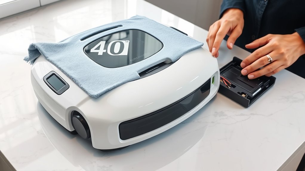 optimize robot battery maintenance