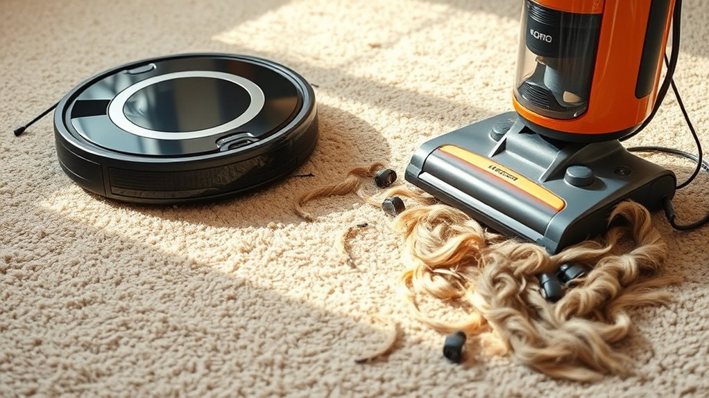 pet hair and tough messes