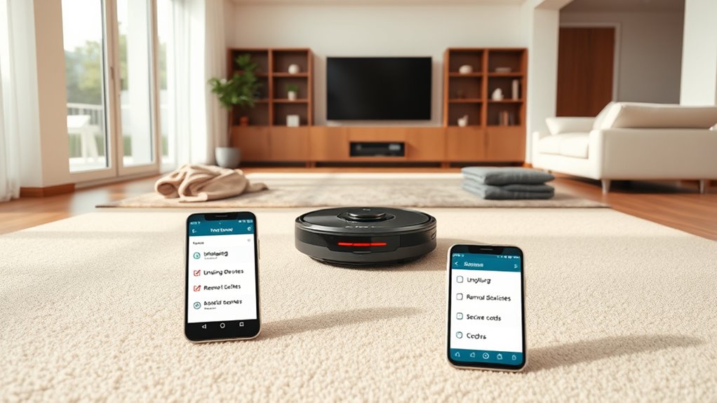 prepare home for robot