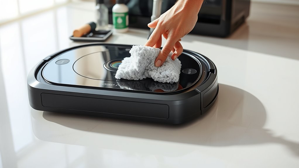 regular robot mop maintenance