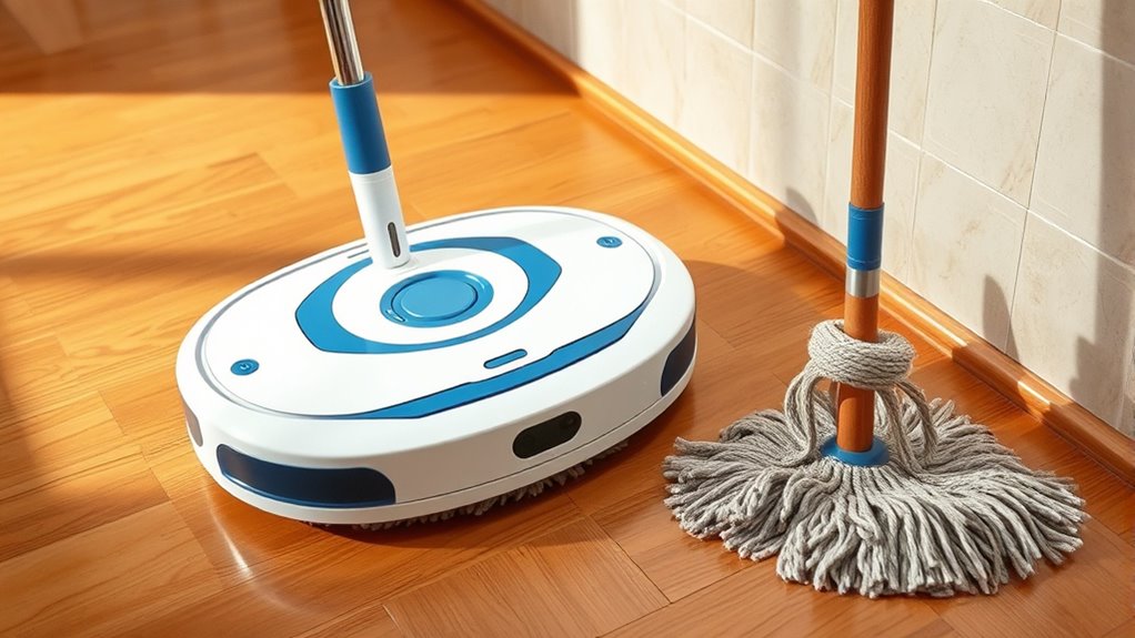 robot mops vs traditional