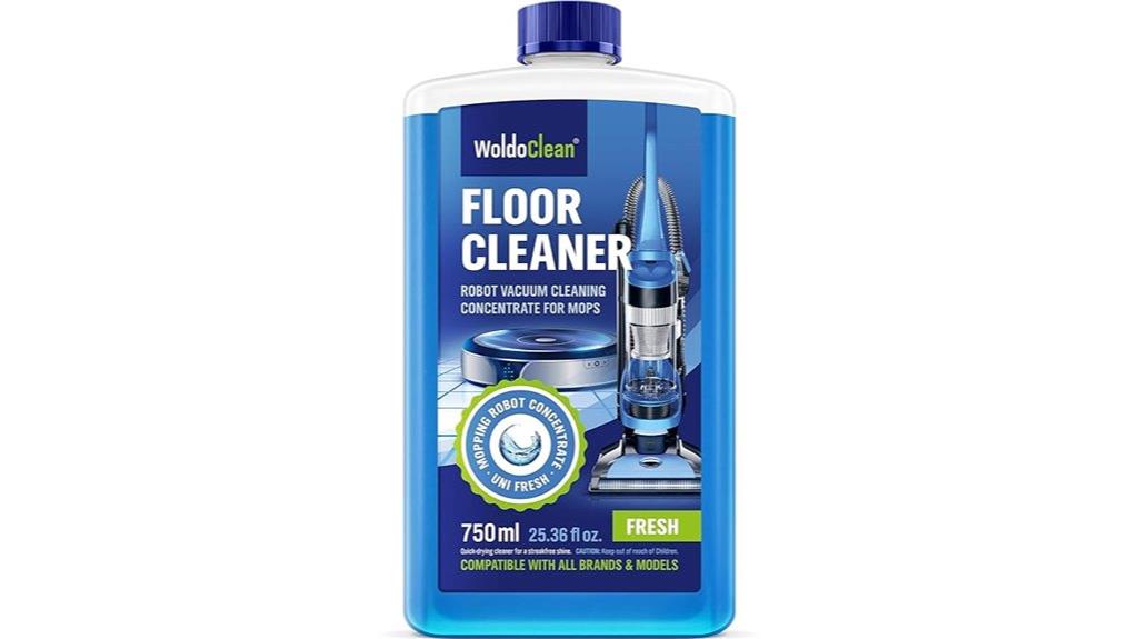 robot vacuum cleaning concentrate