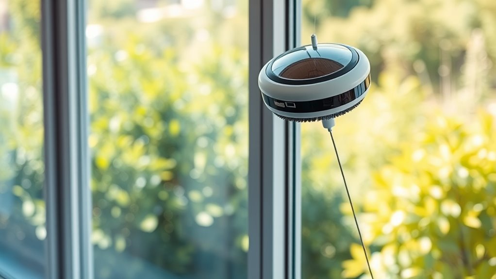 robotic streak free window cleaning