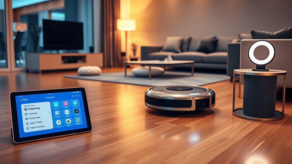 secure voice controlled robot connection