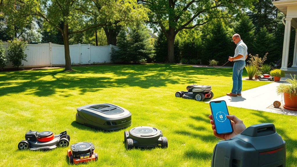 selecting the ideal robotic mower