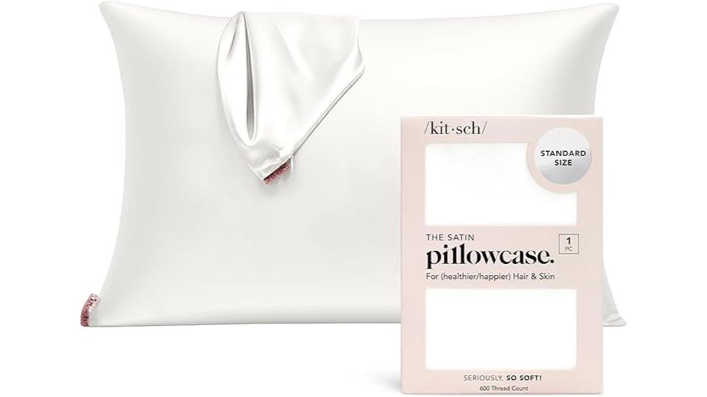 silky zipper satin pillowcase