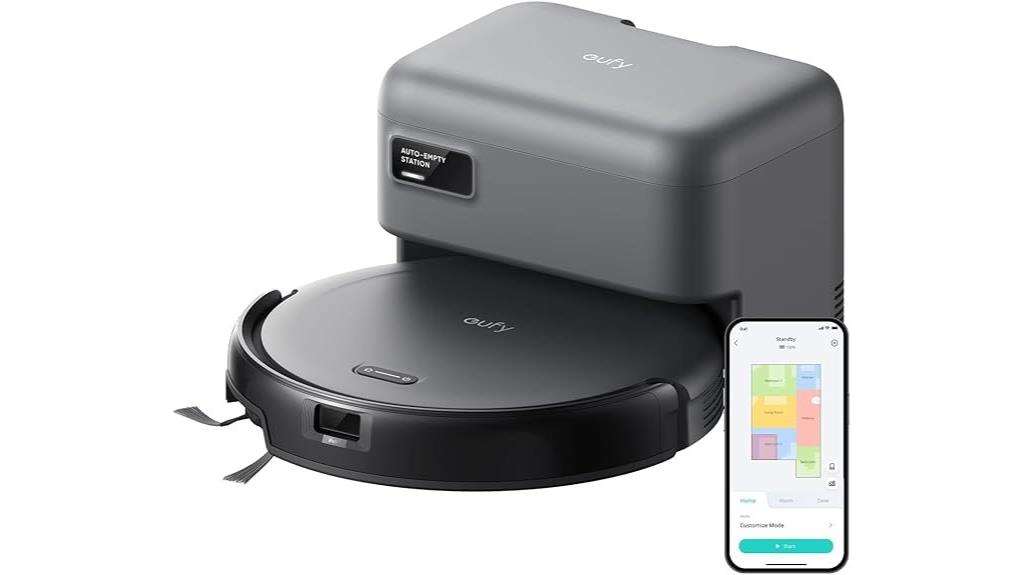 smart self emptying robot