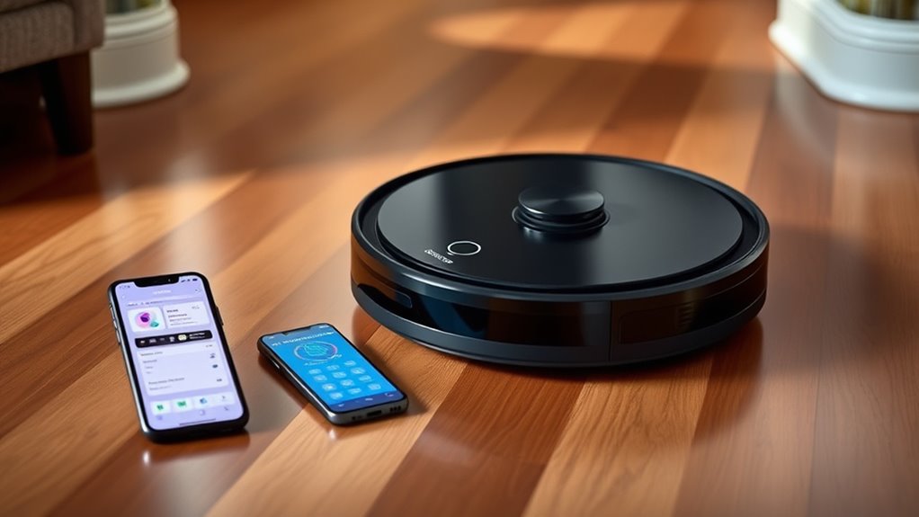 smartphone compatible vacuum features