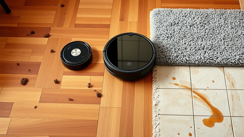 surface adaptability ensures cleaning