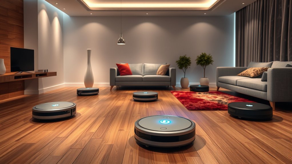 top app controlled robot vacuums