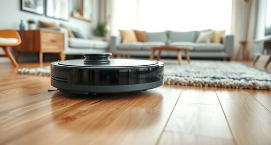 top camera navigated robot vacuums