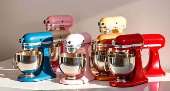 top kitchenaid mixer colors
