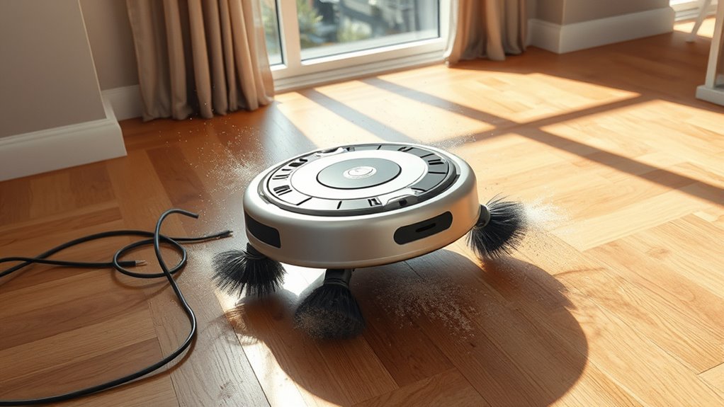 unpredictable robotic cleaning dance