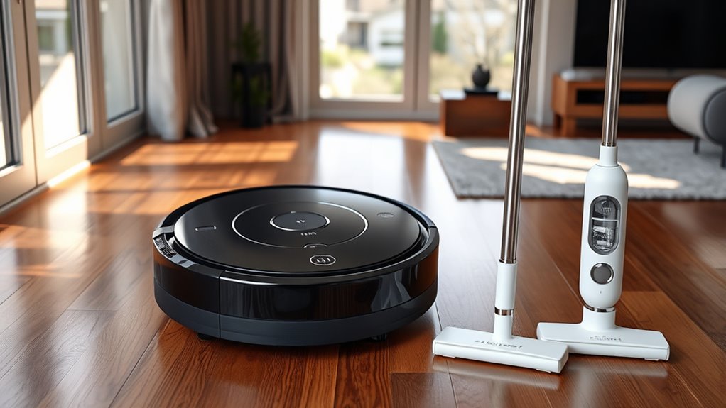 vacuum and mop options