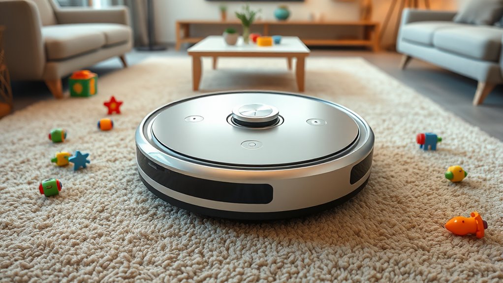 vacuum features for coverage