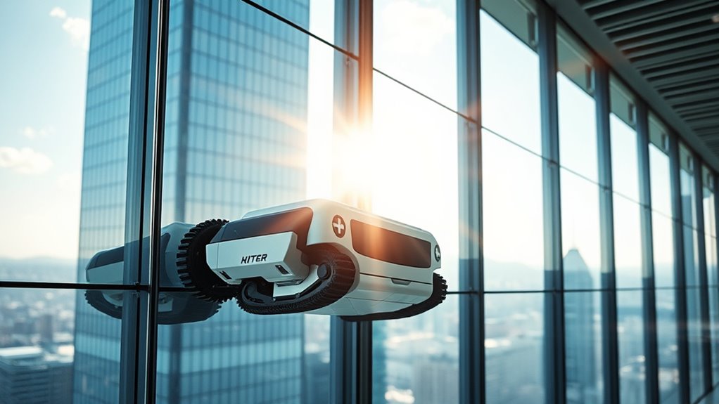 window cleaning robot performance