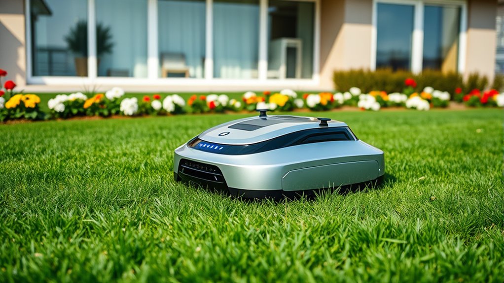 ai gps mowing technology
