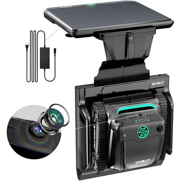 WYBOT S2 Solar Robotic Pool Cleaner with AI Vision
