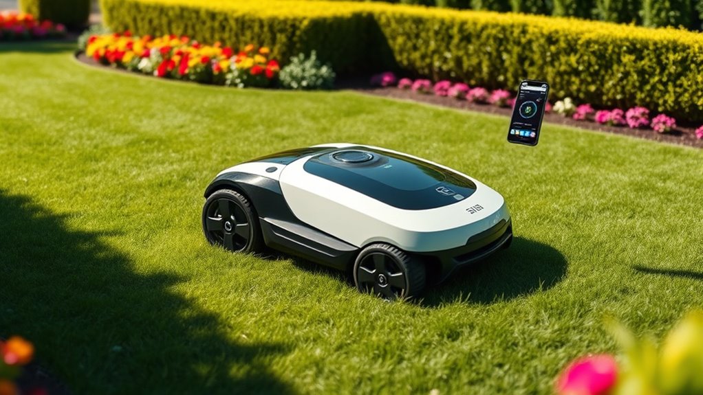 app controlled mower considerations