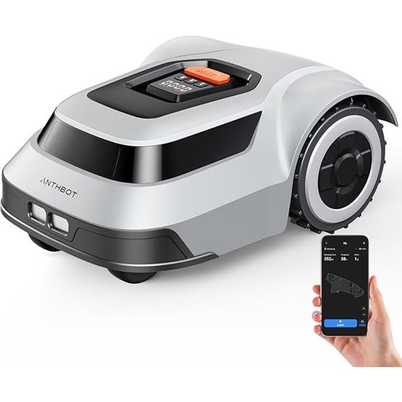 Robotic Lawn Mower with Boundary Wire and Auto Mapping