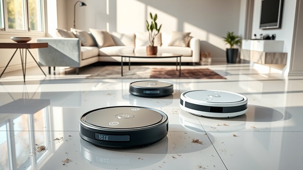 balance cleaning features and navigation