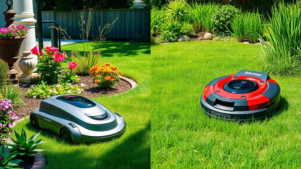 battery life and mowing patterns