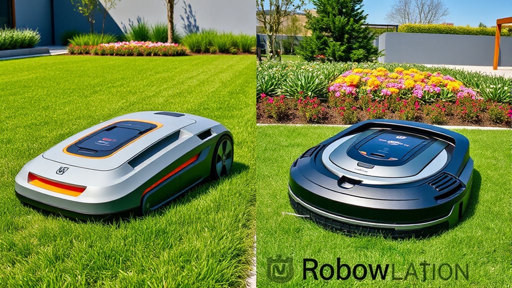 battery life and mowing patterns