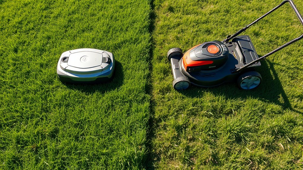 energy efficient lawn mowing