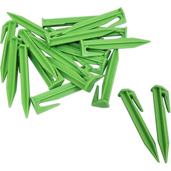 200x Grass Green Lawn Boundary Stakes for Pet Fence