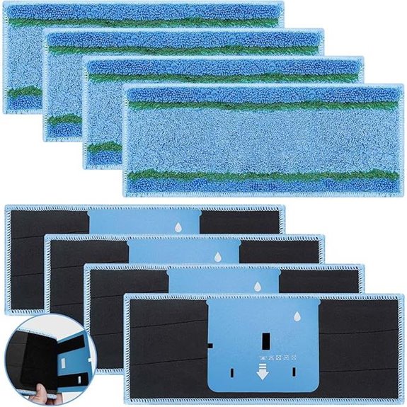 8 Pack M6 Wet Mopping Pads for iRobot Braava Jet